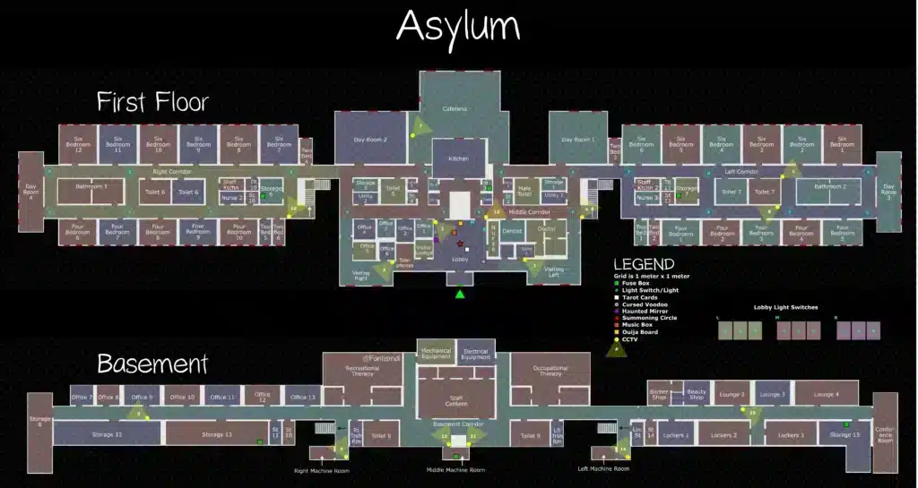 Phasmophobia maps