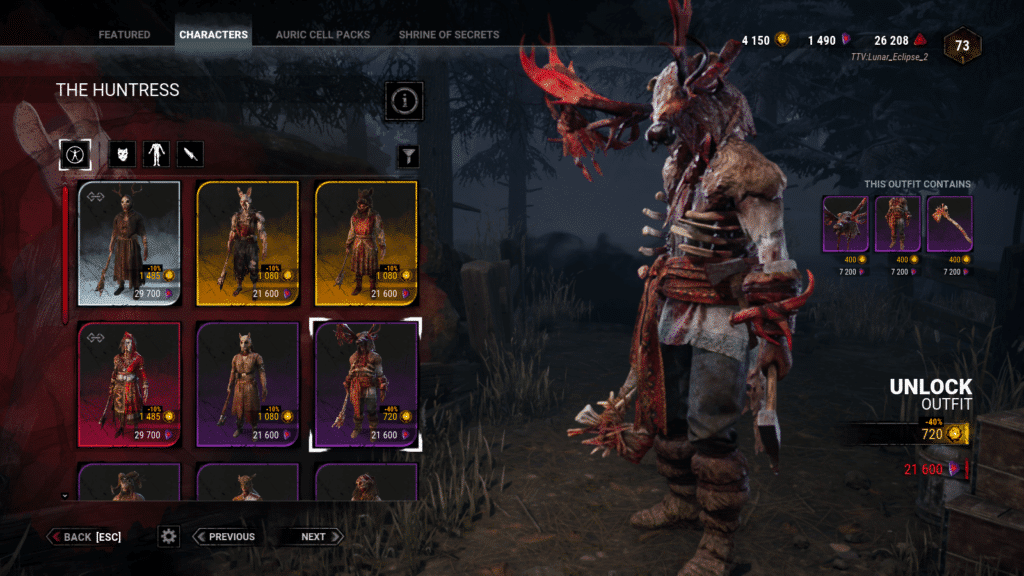 Dead by Daylight Huntress
