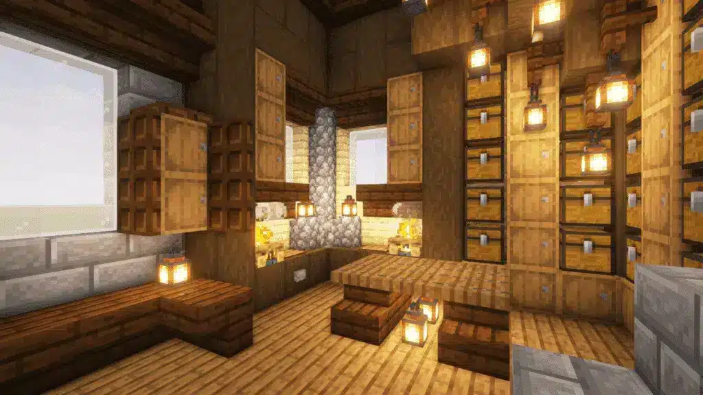 تصميم داخلي Minecraft