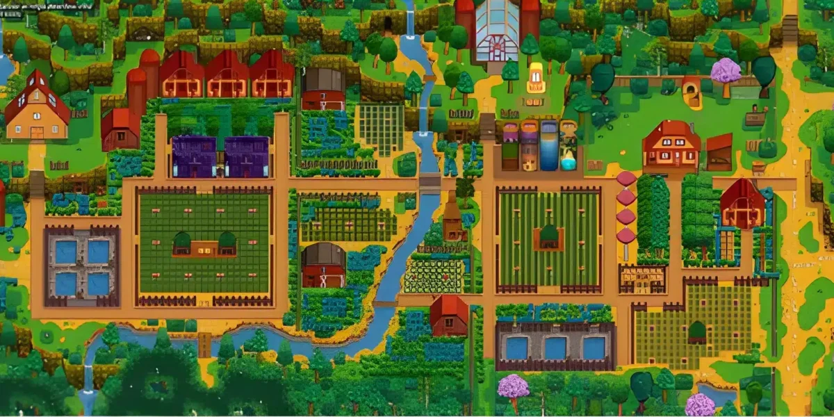 Stardew Valley Farm Layout
