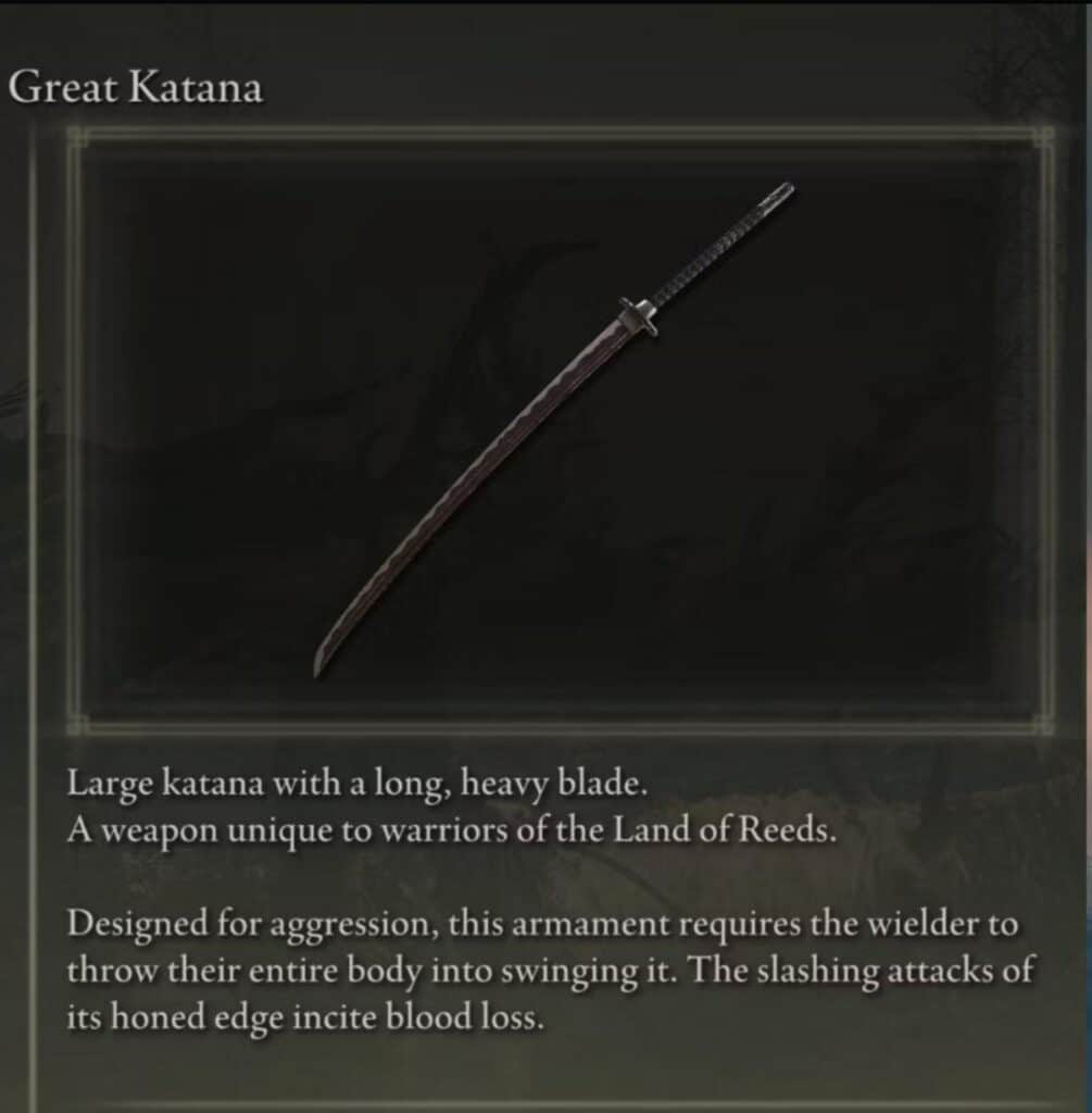 Elden Ring Katanas