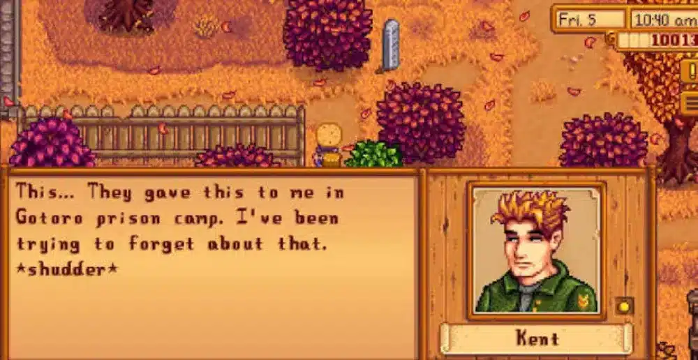 Why Kent Is One of Stardew Valley's Most Interesting Characters