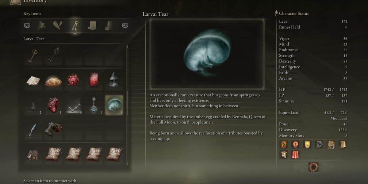 Larval Tear Elden Ring
