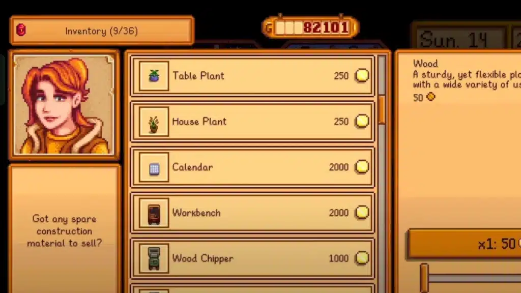 Stardew Valley Calendar