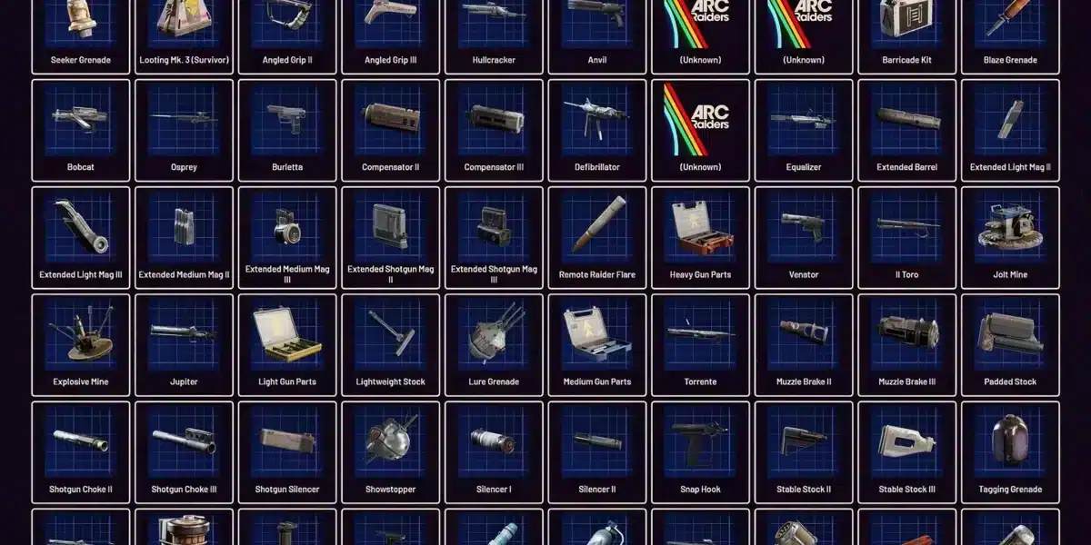 Arc Raiders Blueprints