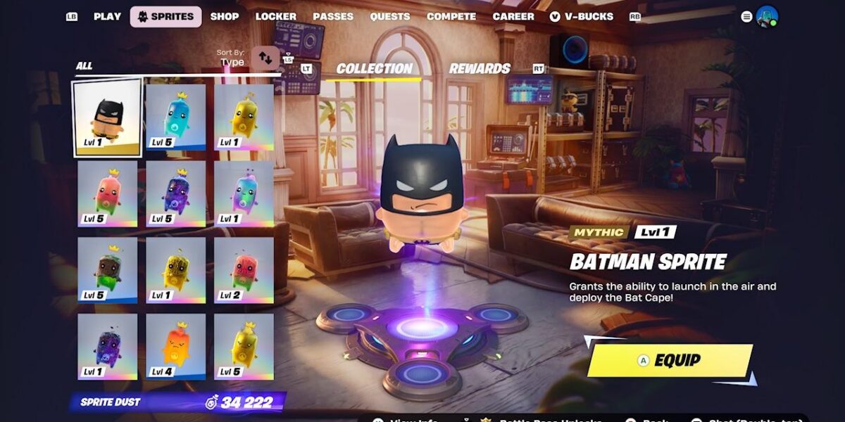 Batman Sprite Fortnite