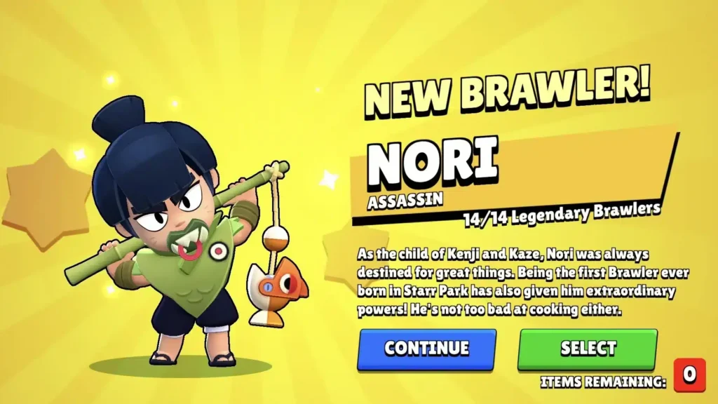 Best Nori Build Brawl Stars