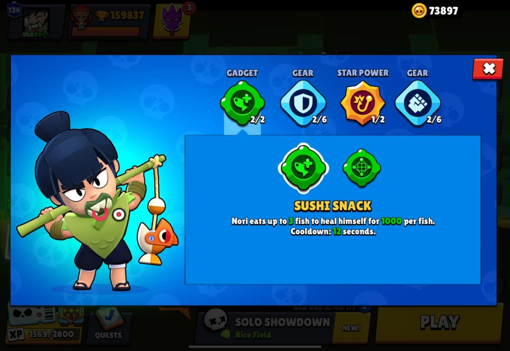 Best Nori Build Brawl Stars