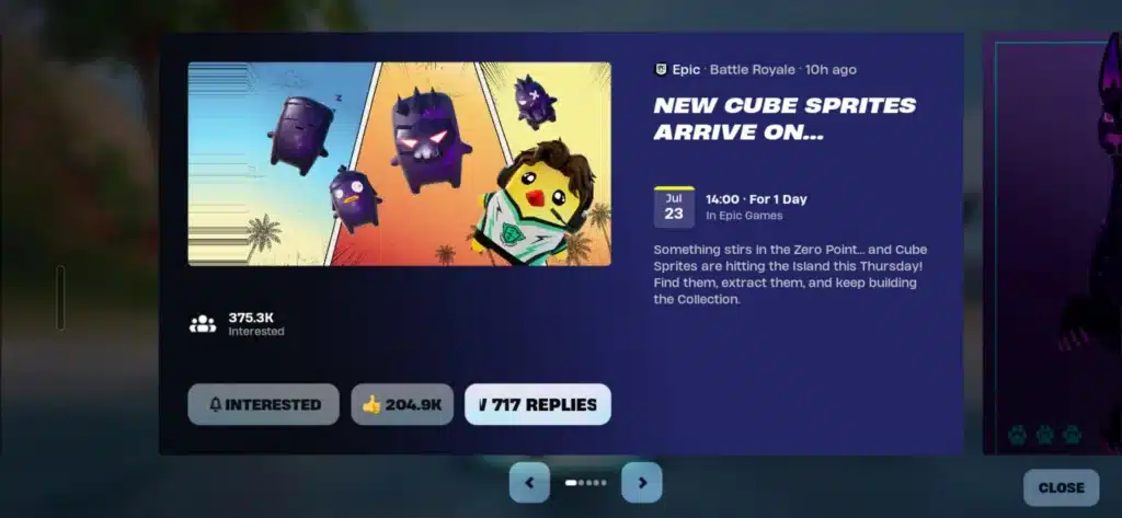 Fortnite Cube Sprites