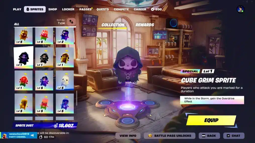 Current image: Fortnite Cube Sprites