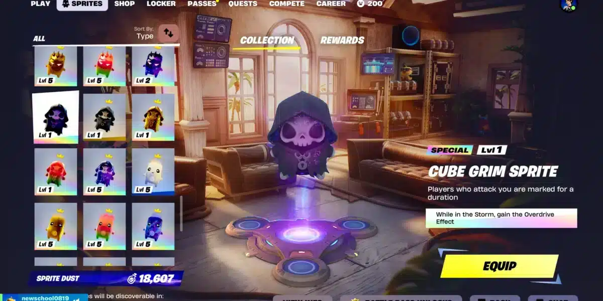 Fortnite Cube Sprites