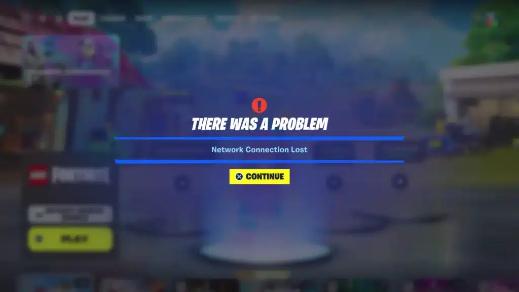 Fortnite Network Connection Lost