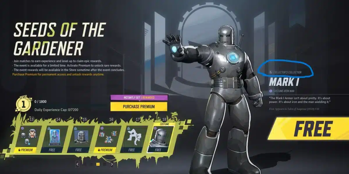 Free Iron Man Skin Marvel Rivals