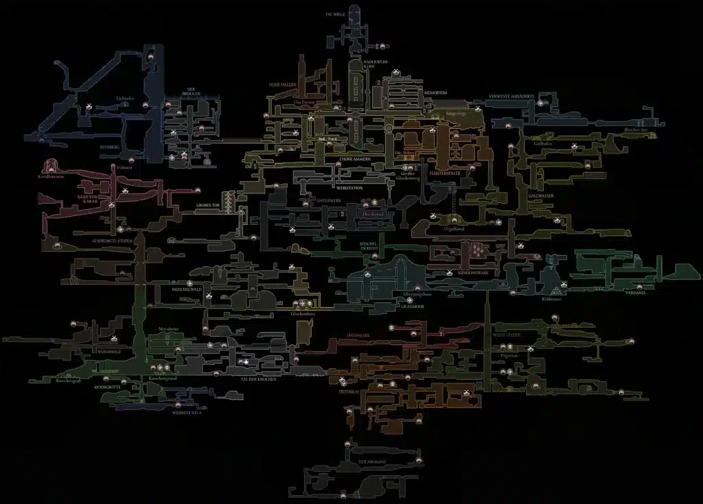 Hollow Knight Silksong Map