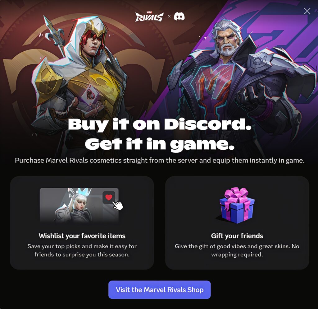 Marvel Rivals Discord Orbs