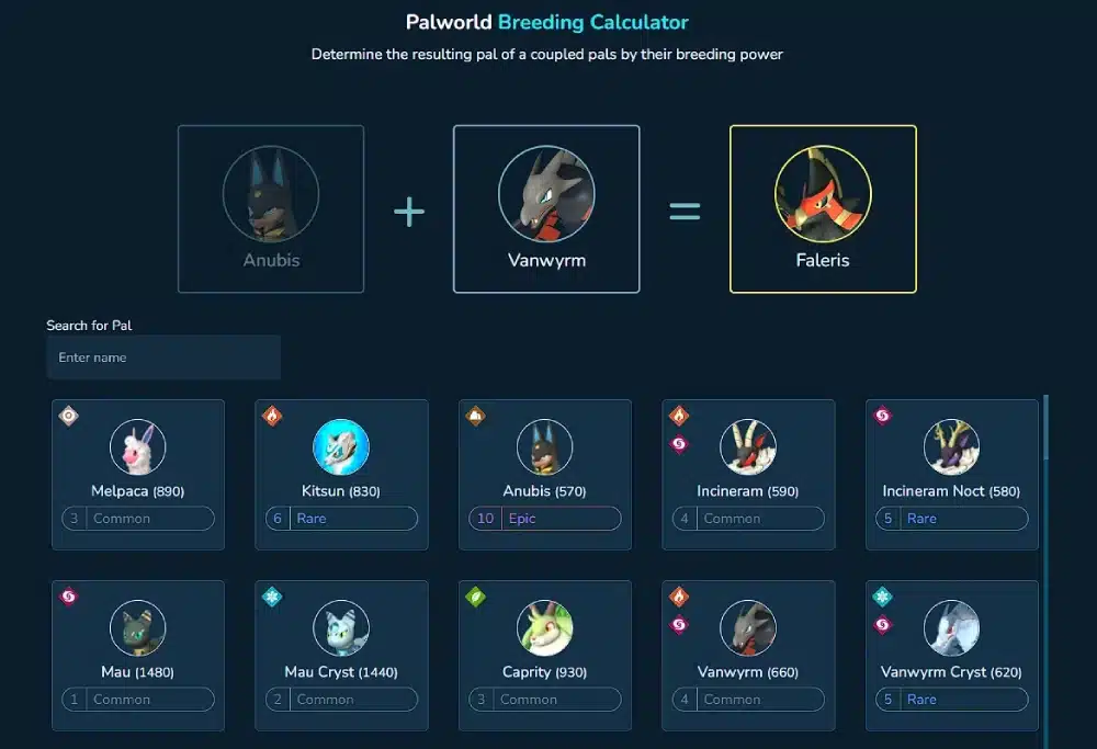 Palworld Breeding Guid and Multiplayer Performance palworld breeding guid