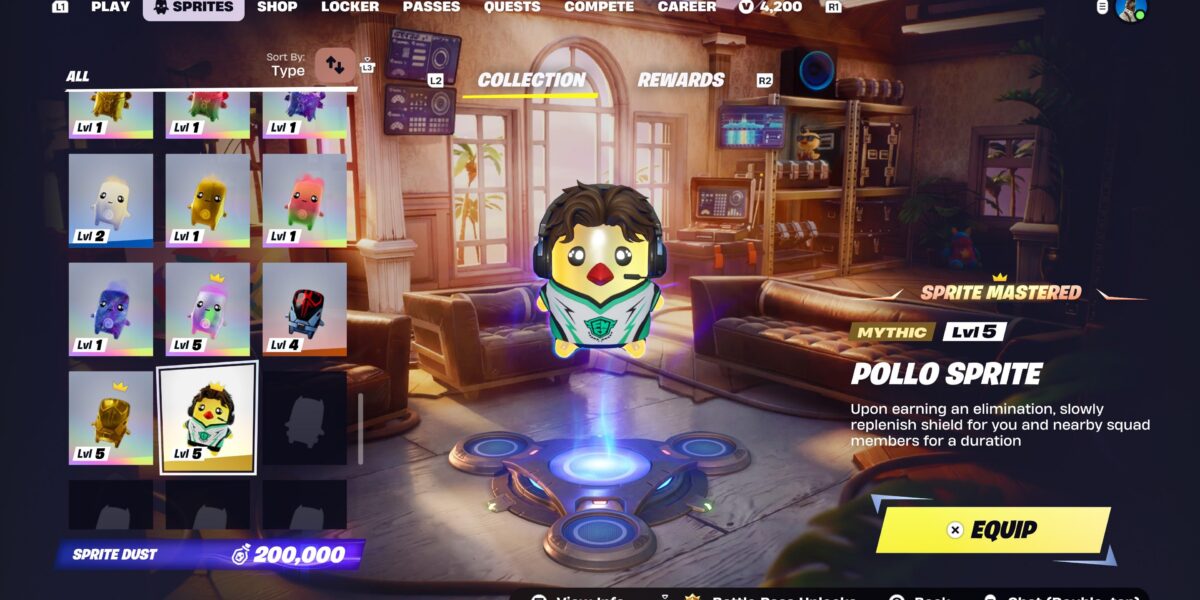 Pollo Sprite Fortnite