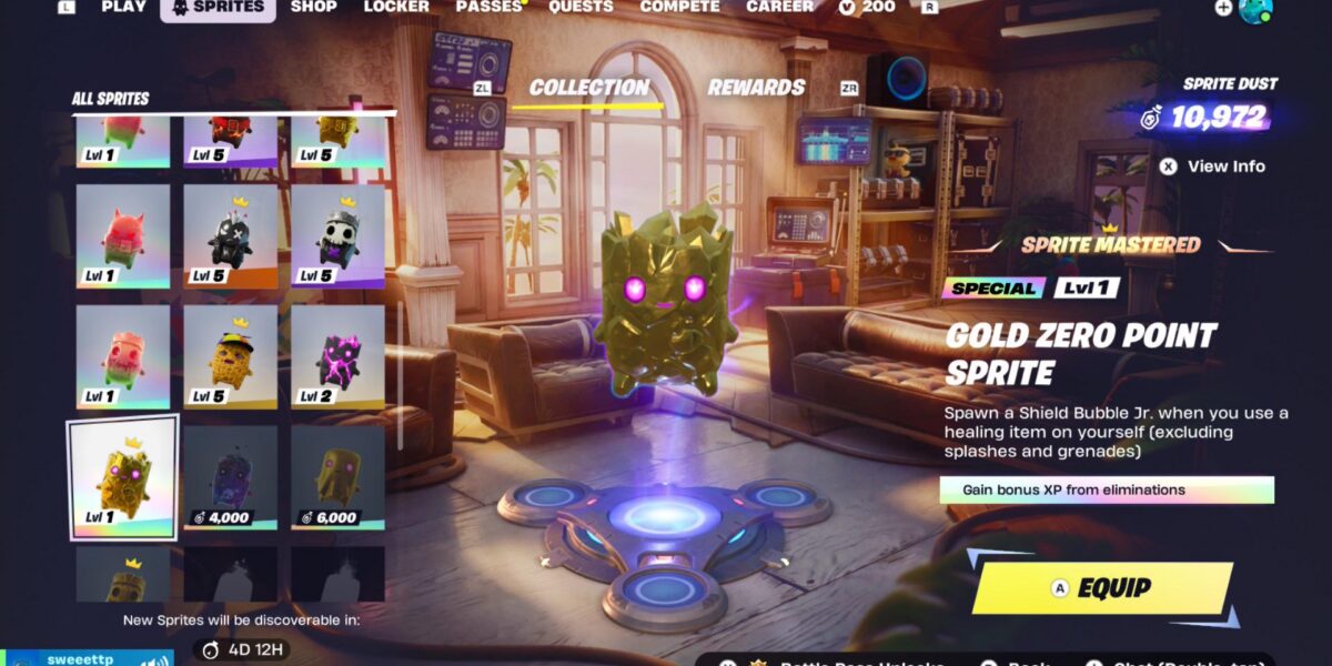 Rarest Sprite In Fortnite
