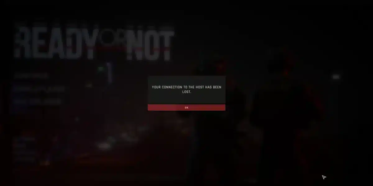 Ready Or Not Lost Connection To Epic Services