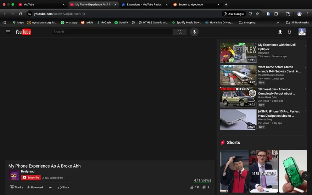 YouTube Lag