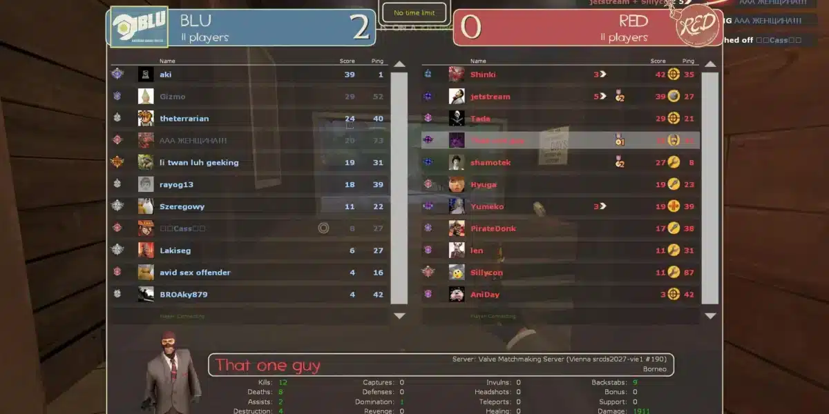 Can't See My Ping TF2