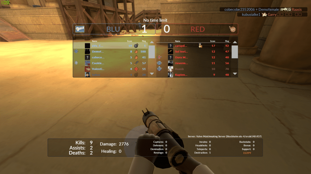 Can't See My Ping TF2