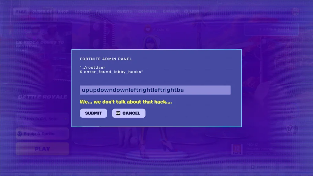 Fortnite Admin Panel Codes