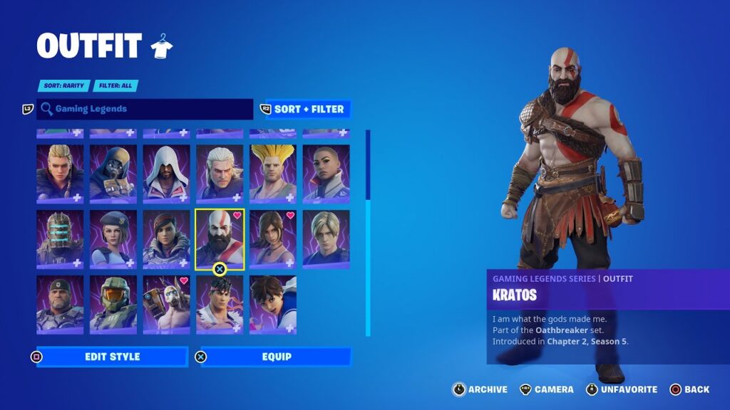 Fortnite Gaming Legends