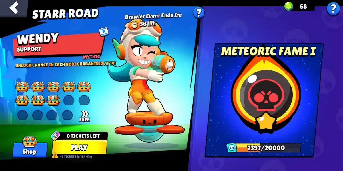 Free Wendy Box Brawl Stars