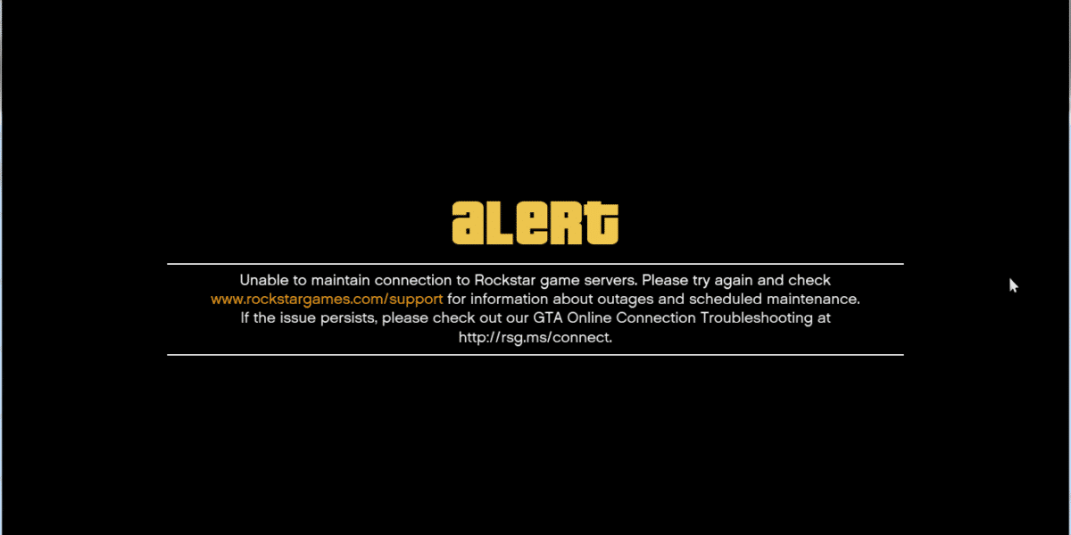 GTA V Server Issues