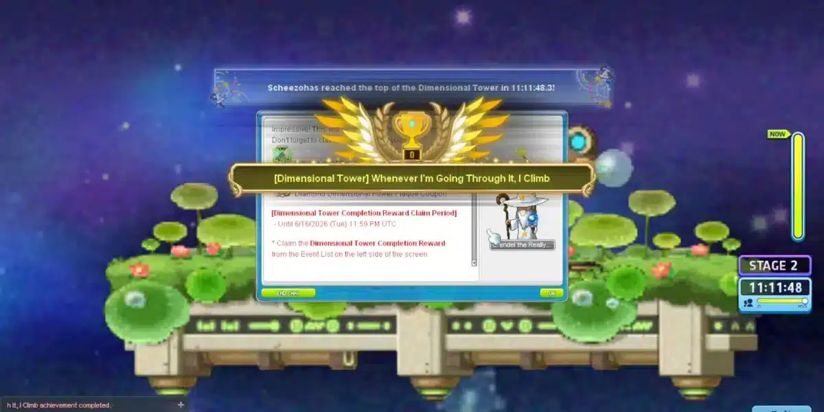 MapleStory Dimensional Tower