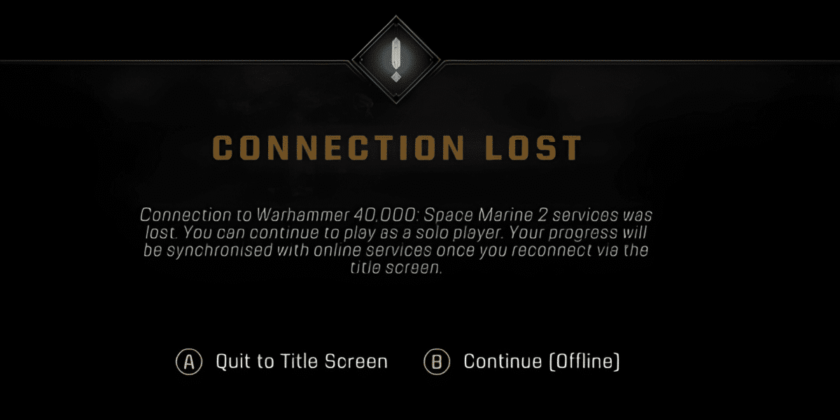 Space Marine 2 Server Issues