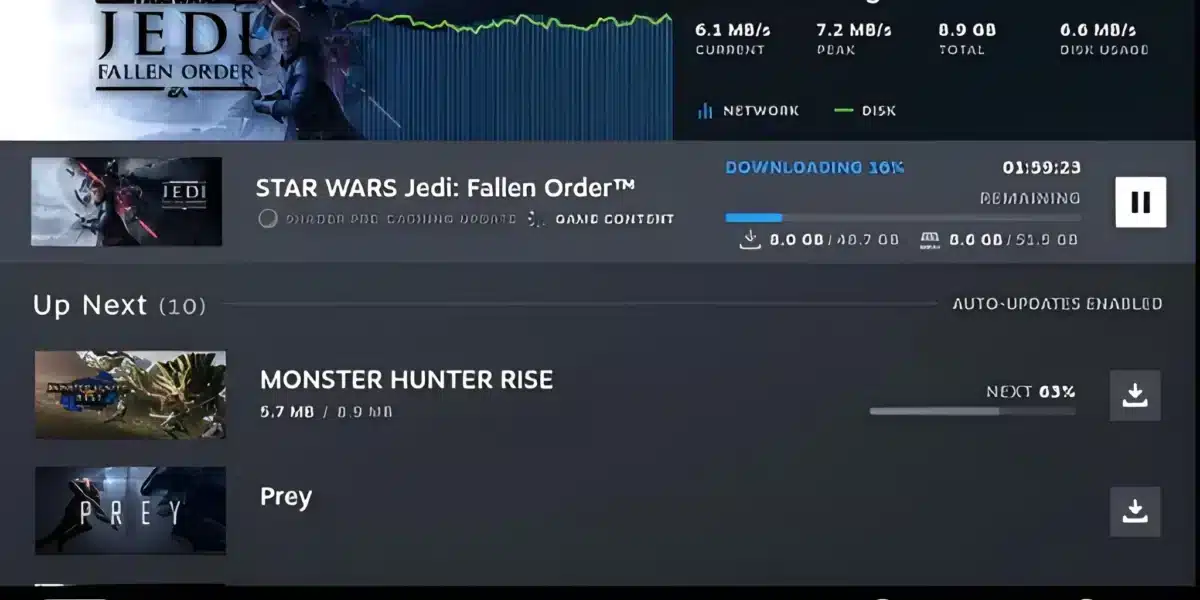Steam Throttling Download Speed