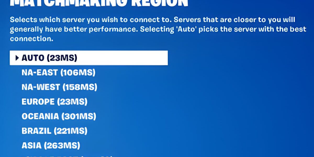 Fortnite NA East Servers