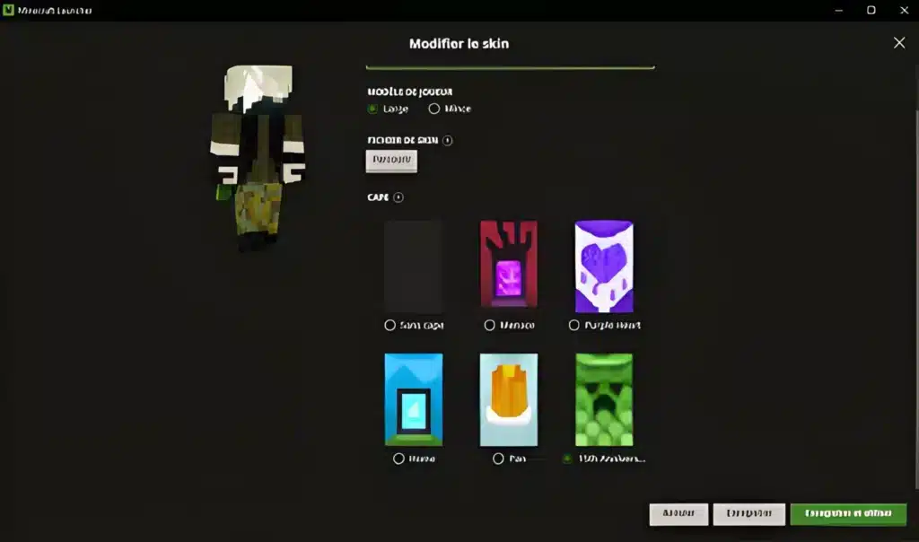 Aurora Cape Minecraft