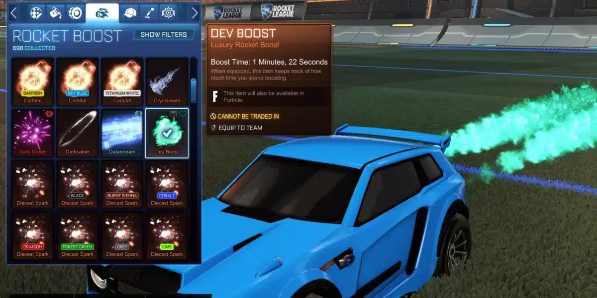 How To Get Dev Boost In Rocket League