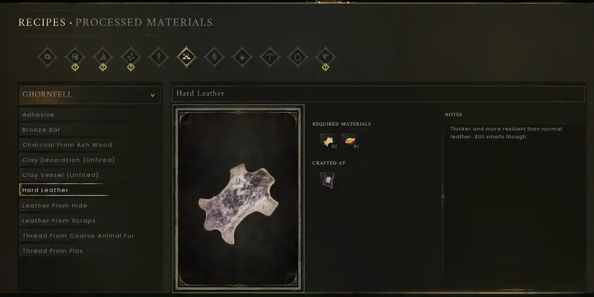 How To Make Hard Leather RuneScape Dragonwilds