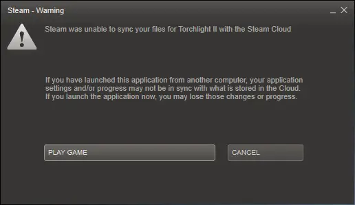 Error Steam Cloud