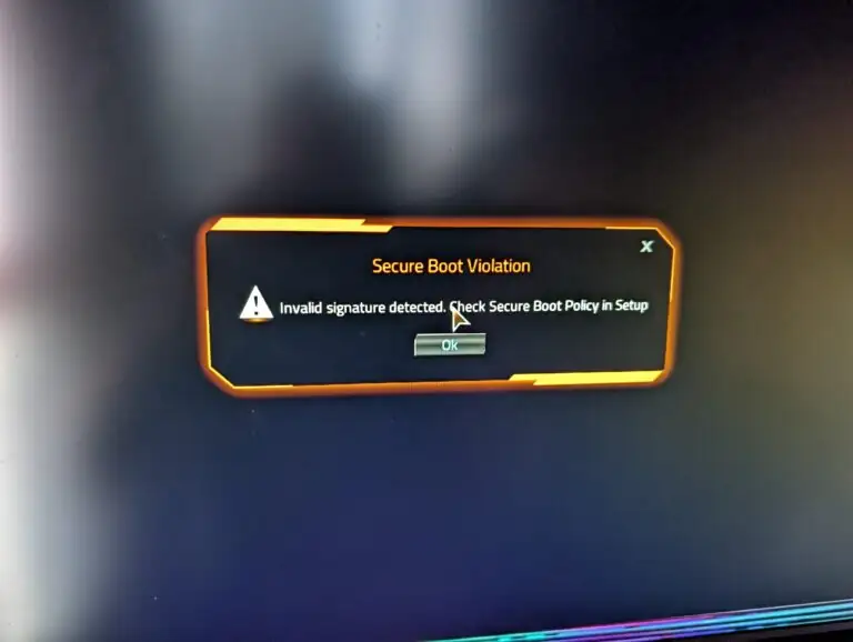Secure Boot Battlefield 6