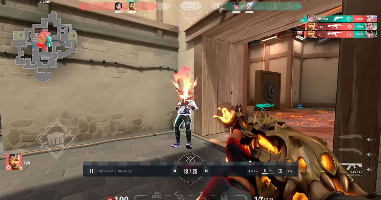 VALORANT replay mode