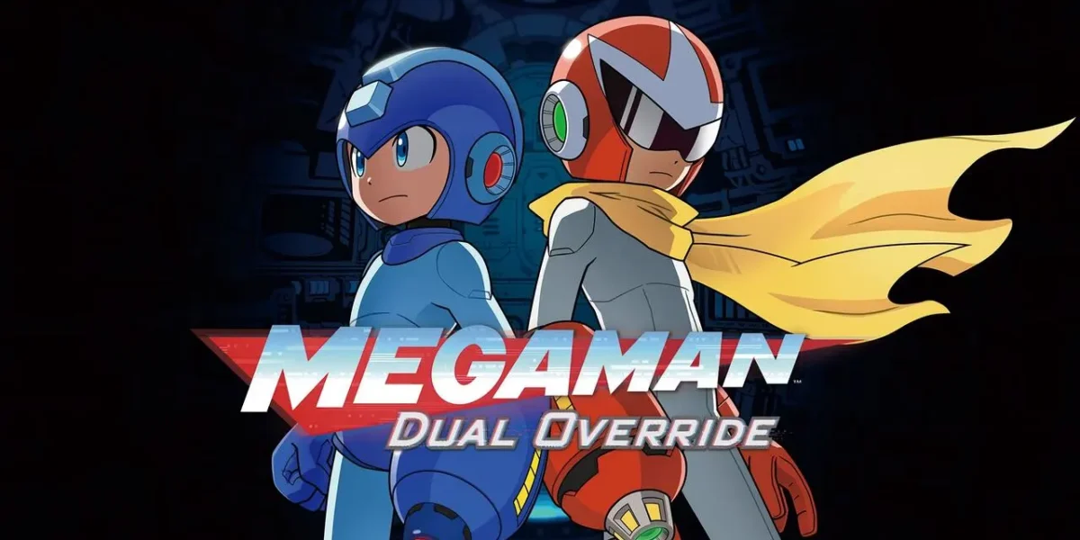 gameplay de mega man dual override