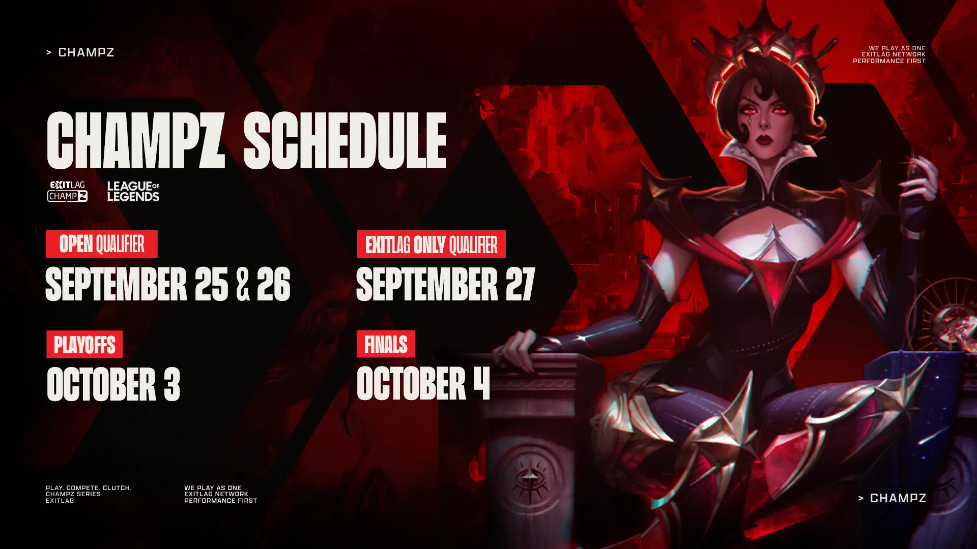ChampZ Schedule
